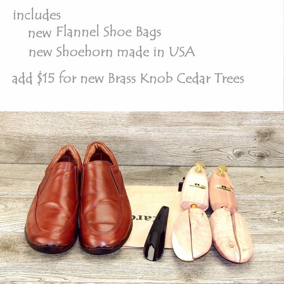 Allen Edmonds WEEKENDER 10 D Chili * new Flannel Bags (add $15 new Shoe Trees) main image 8
